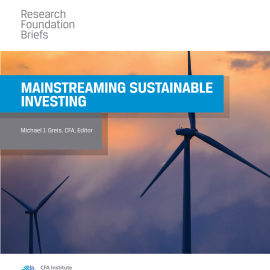 Just published – Mainstreaming Sustainable Investing Research Brief